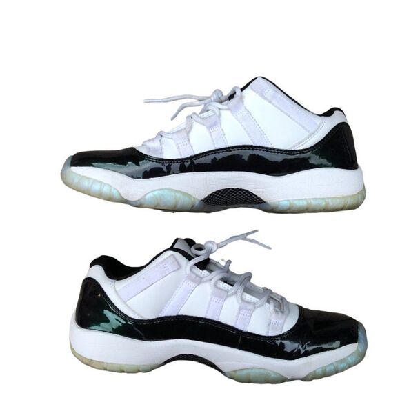 Rare 2017 air jordan 11 retro low iridescent 'Emerald' size 7 WITH BOX - Picture 6 of 16